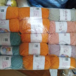 Len baby yarn 40g nhiều màu 145286