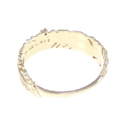 Nhẫn kim cương K10YG 0.005CT 670318