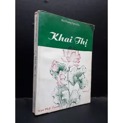 [Sách Cũ SCGR] Khai thị quyển 2 Hoà thượng Tuyên Hoá mới 70% ố vàng HCM1504 tôn giáo