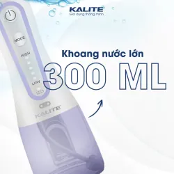 Máy tăm nước KALITE KHF06 làm sạch răng miệng 6 đầu đi kèm 720799