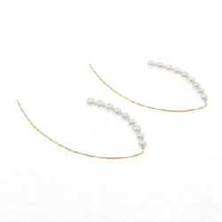 K18YG Bông tai Akoya Pearl - Hàng hiệu Chính hãng 866038