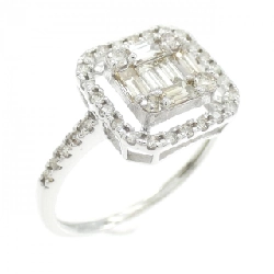 Nhẫn kim cương K18WG 0.50CT