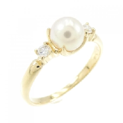 Nhẫn ngọc trai Akoya K18YG 5.3mm