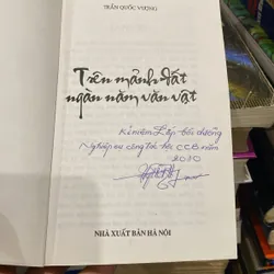 TRÊN MẢNH ĐẤT NGÀN NĂM VĂN VẬT, GS. TRẦN QUỐC VƯỢNG (XB 2009) 561785