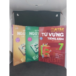[Phiên Chợ Sách Cũ] Combo luyện chuyên sâu ngữ pháp từ vựng và bài tập tiếng Anh lớp 7 2303