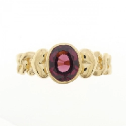 Nhẫn Garnet K18YG hình trái tim 668975