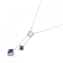 Dây chuyền Amethyst 750WG 7.79CT - Hàng hiệu Chính hãng 856611