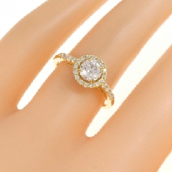 Nhẫn kim cương K18YG 0.502CT G SI2 VG - Hàng hiệu Chính hãng 871475