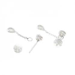 K18WG/K14WG 2WAY Bông tai kim cương 0.854CT - Hàng hiệu Chính hãng 874673