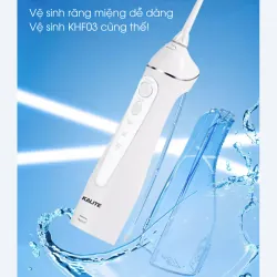 Máy tăm nước Kalite KHF03 làm sạch răng đánh bay mảng bám 601431