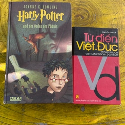 Combo Từ điển Việt Đức và HARRY POTTER bản tiếng Đức