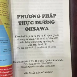 PHƯƠNG PHÁP THỰC DƯỠNG OHSAWA - sức khoẻ hay bệnh tật - y học 1038590