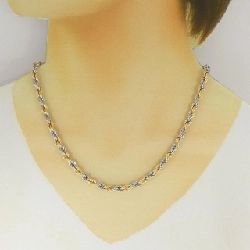K18YG/PT850 Necklace - Hàng hiệu Authentic 867935