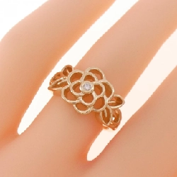 Nhẫn kim cương hoa K18PG 0.02CT 668211