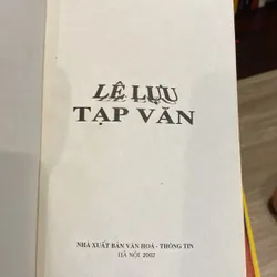 TẠP VĂN - LÊ LỰU, bản bìa cứng (xb 2002) 567761