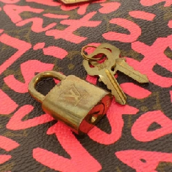 Túi xách Boston Louis Vuitton Monogram Graffiti (Stephen Sprouse) Speedy 30cm M93704 615005