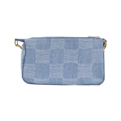 Louis Vuitton Damier Denim 3D Pochette Accessoires XL N00204 Túi phụ kiện - Hàng hiệu Chính hãng 806159