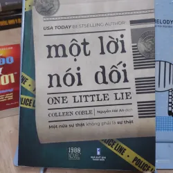 Sách: Một lời nói dối - USA today bestselling author - Dịch giả: Nguyễn Hải An (B1)