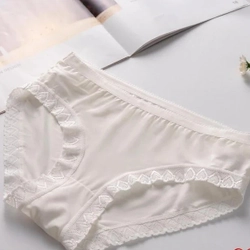 Combo 2 Quần lót thun lạnh viền ren tim lưng vừa size 40-55kg  466211