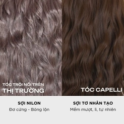 Tóc kẹp màu đen tự nhiên New 519098