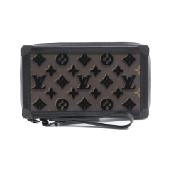 Túi xách Louis Vuitton Monogram Taffeta Soft Trunk Clutch M45061