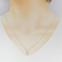 K18WG Hoa Kim Cương Dây Chuyền 0.08CT - Hàng hiệu Chính hãng 866035