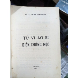 Tử Vi Áo Bí biện chứng học - Hà Lạc & Dã Phu & Việt Viêm Tử (Sách in kéo lụa) 364141