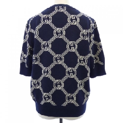 Gucci GG Wool Jacquard Reversible Top 692702 XKCB2 Knit - Hàng hiệu Authentic 774049