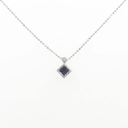 K18WG Sapphire Necklace 0.20CT - Hàng hiệu Authentic