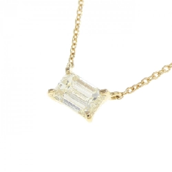 Dây chuyền kim cương K18YG 0.515CT VLY VS1 cắt hình Emerald - Hàng hiệu Chính hãng 874433