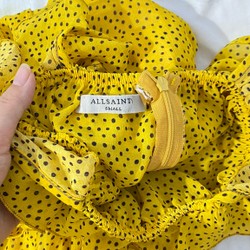 Váy voan tơ chấm bi xoè 136803