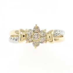 Nhẫn kim cương hoa K18YG/PT900 0.23CT - Hàng hiệu Authentic 854628