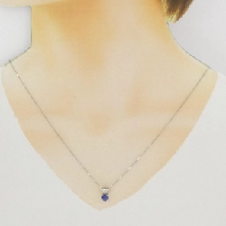 Dây chuyền Sapphire PT900/PT850 0.79CT - Hàng hiệu Chính hãng 856919