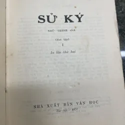 Sử ký Tư Mã Thiên tập 1 XB 1971 760419