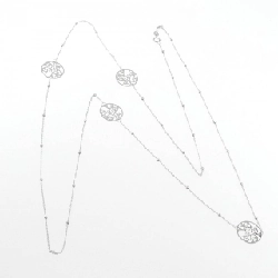 Hàng hiệu Authentic 750WG Necklace - UnoAere 846400