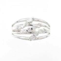 Nhẫn kim cương K18WG 0.17CT 672988