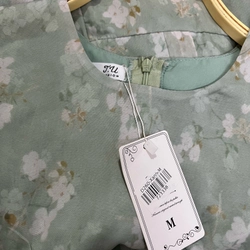 Đầm voan dài kèm dây đai 506429