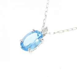 K10WG Blue Topaz Necklace - Hàng hiệu Authentic 861680