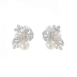 Bông tai ngọc trai Akoya Mikimoto - Hàng hiệu Authentic