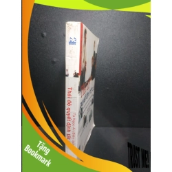 (TẶNG BOOKMARK) Thái độ quyết định tất cả tác giả Tạ Ngọc Ái 2006 mới 80% RBK1007