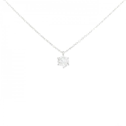 Dây chuyền kim cương Solitaire PT900/PT850 0.376CT - Hàng hiệu Chính hãng