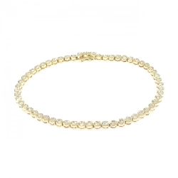 K18YG Vòng tay kim cương 1.05CT - Hàng hiệu Chính hãng 873637