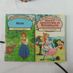 Combo 2q - ALICE’S ADVENTURES IN WONDERLAND AND THROUGH THE LOOKING GLASS & HEIDI
