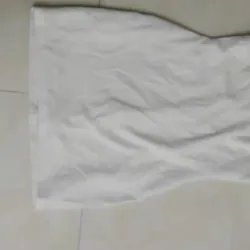 Đầm thun trắng cổ vuông eo 75 giá 45k 1026306