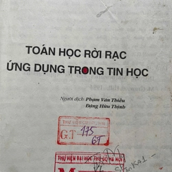 TOÁN RỜI RẠC ỨNG DỤNG TRONG TIN HỌC(sách hơi cũ) 462423