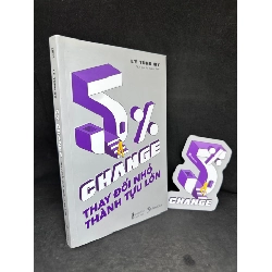 5% Change - Thay Đổi Nhỏ, Thành Tựu Lớn, Lý Tùng Uý, 2023, Mới 95% SBM270325 Rebooks.vn