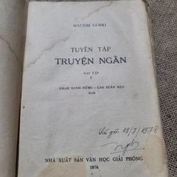 Tập truyện Gorki  , 870 trang, xuất bản 1976 320521