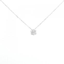 Dây chuyền kim cương K18WG 0.10CT - Hàng hiệu Chính hãng