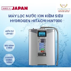 ( Used 95% ) Hitachi HW 7000 có 7 điện cực máy lọc nước tạo kiềm made in Japan