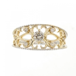 Nhẫn kim cương K18WG/K18YG 0.20CT - Hàng hiệu Authentic 852789